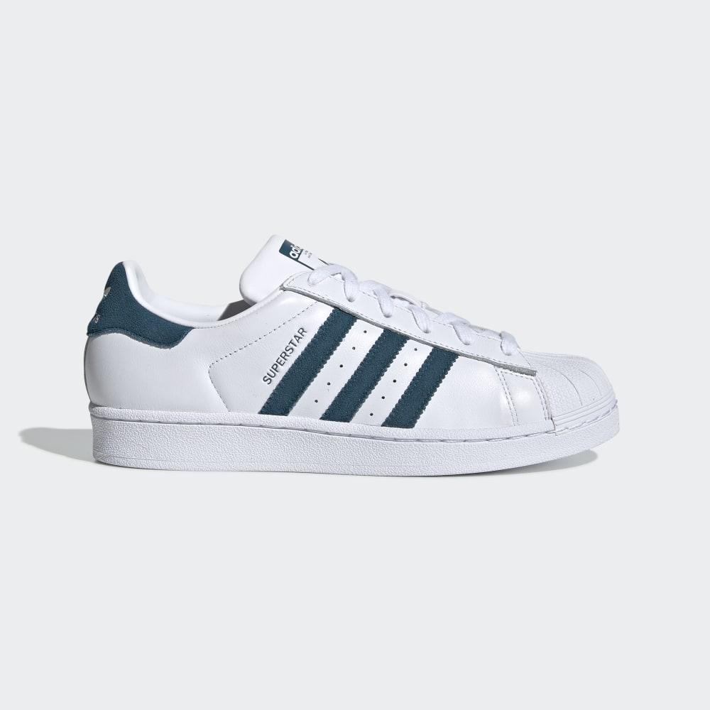 Adidas Women's Superstar Shell Toe Originals Shoes White/Black Ireland EF9248